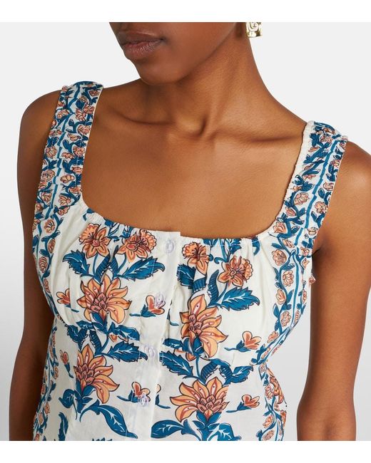 Montce Blue Mandy Floral Cotton Top