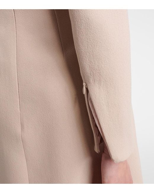 Robe Midi Elta En Crepe De Laine Emilia Wickstead en coloris Natural
