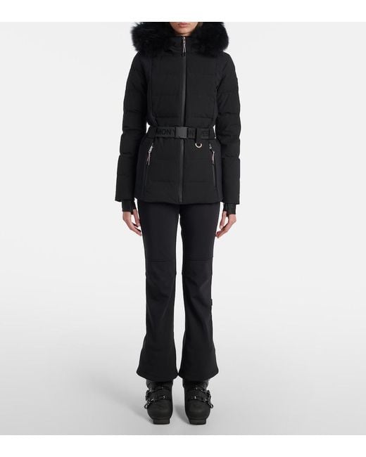 Yves Salomon Blue Flared Ski Pants