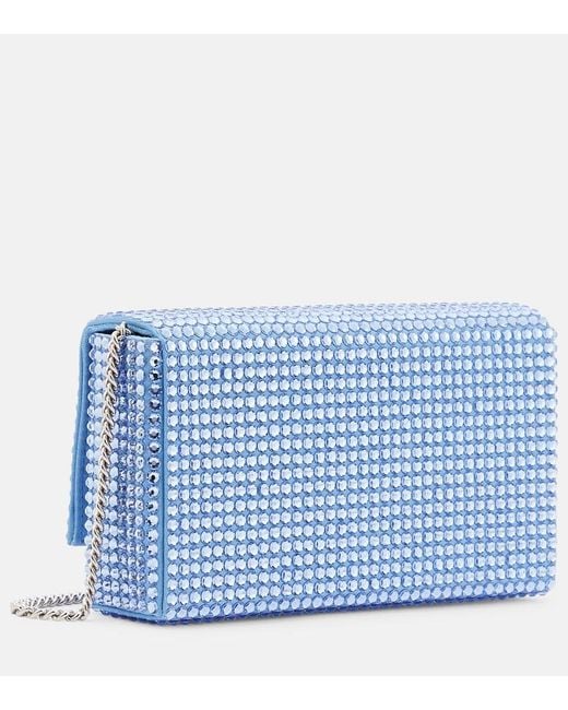 AMINA MUADDI Blue Superamini Embellished Clutch