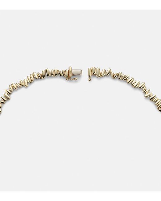 Suzanne Kalan Metallic 18Kt Tennis Necklace With Diamonds