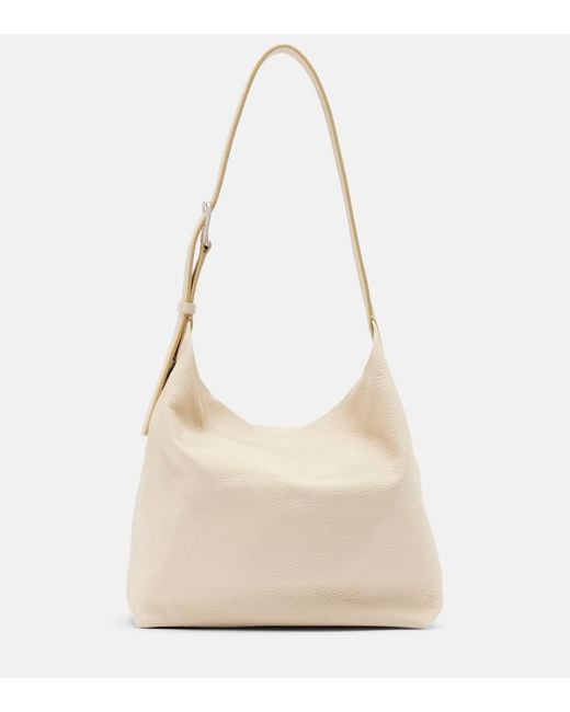 The Row White Schultertasche Isa Aus Leder