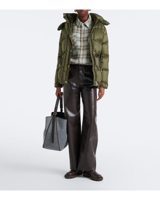 Moncler Green Sesie Down Jacket