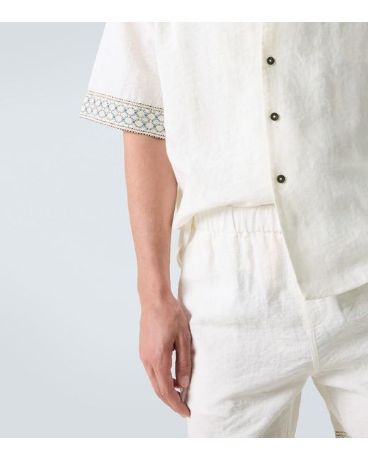 Chemise Commas pour homme en coloris White