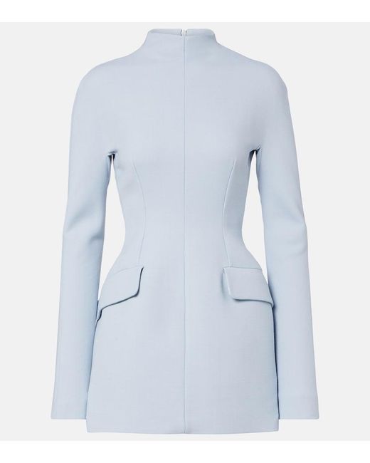 Sportmax Blue Tefrite Minidress