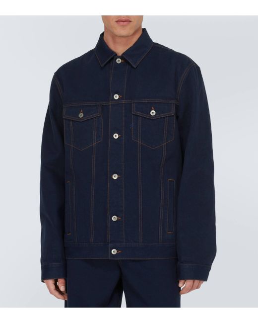 Burberry Blue Denim Jacket for men