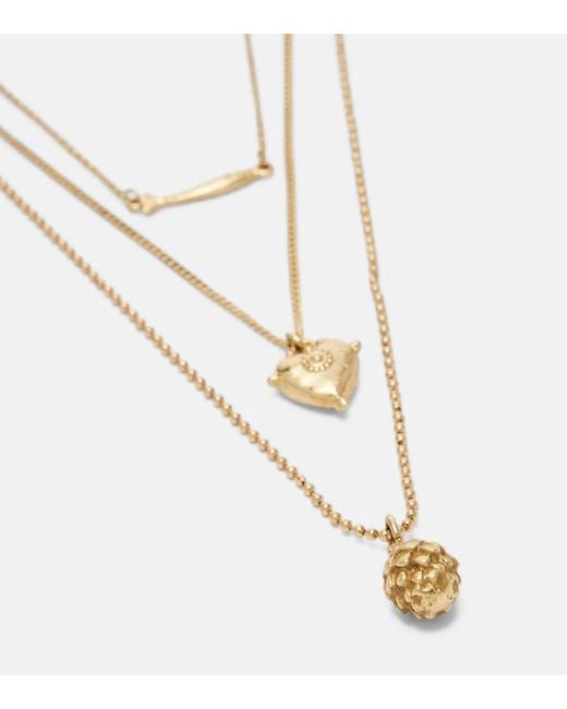 ALÉMAIS White Charm Chain Necklace