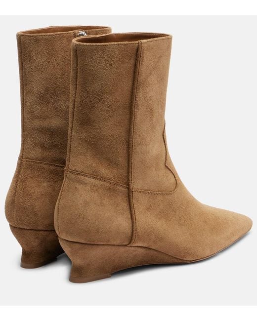 Le Monde Beryl Brown Camille 40 Suede Ankle Boots