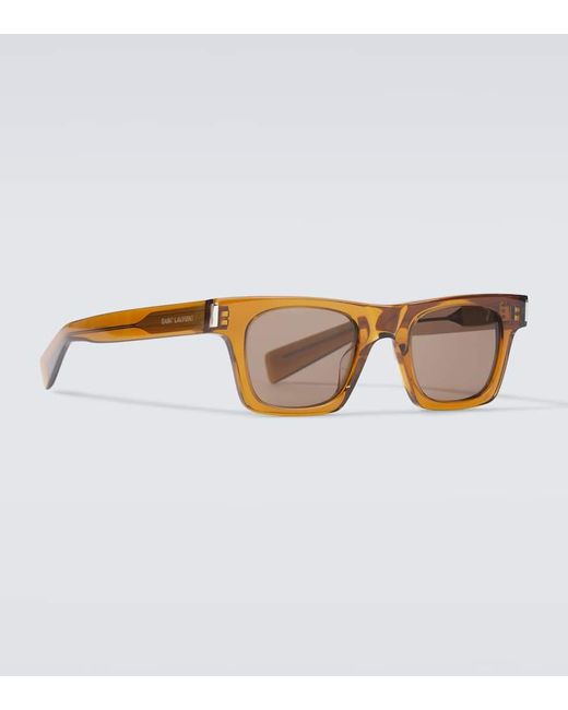 Saint Laurent Brown Sl 719 Square Sunglasses for men