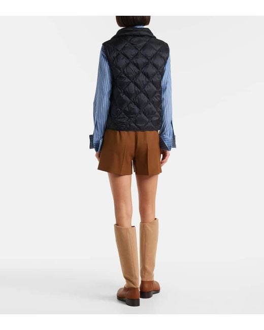 Max Mara Blue Steppweste Tregic