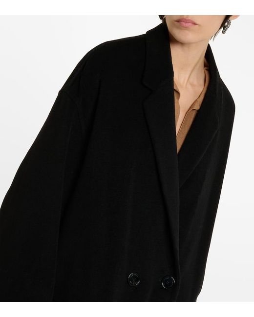 Isabel Marant Black Efegozi Wool-blend Coat