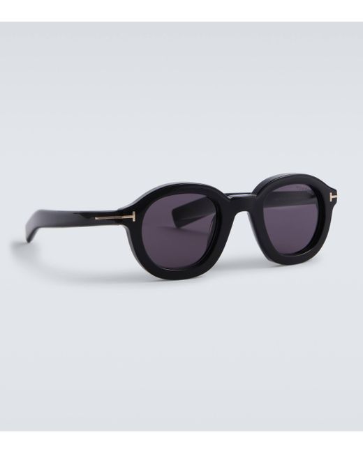 Tom Ford Brown Raffa Round Sunglasses for men
