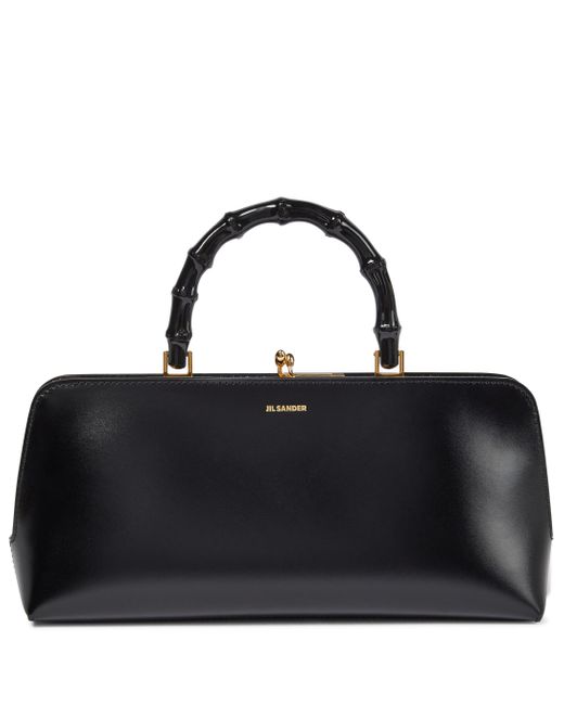 jil sander leather tote bolsa