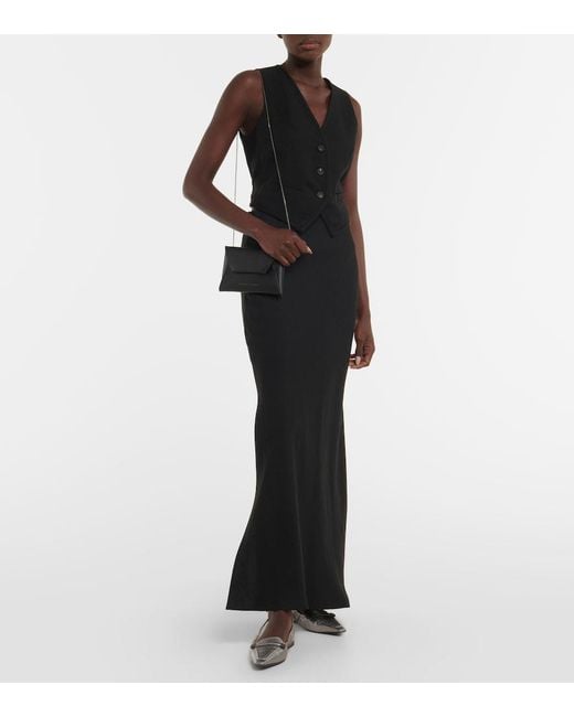 Chaleco De Botonadura Simple Brunello Cucinelli de color Black