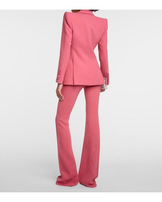 Alex Perry Pink Crepe Blazer