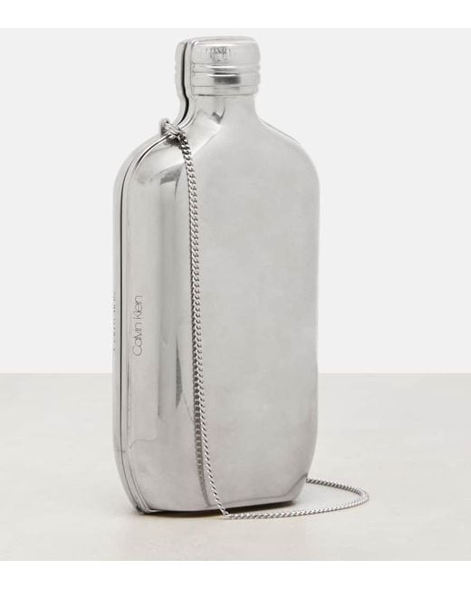 Calvin Klein White The One Micro Clutch