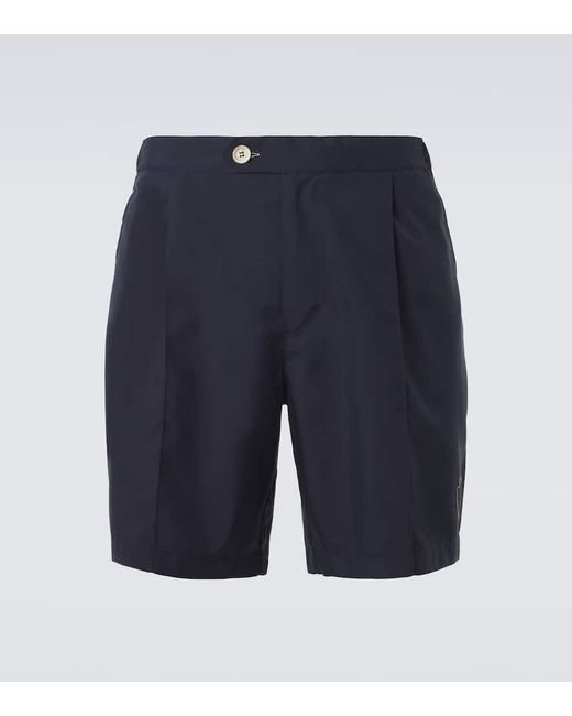 Bermuda A Vita Media di Brunello Cucinelli in Blue da Uomo