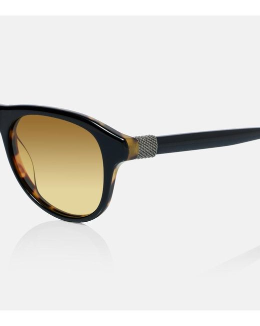 Brunello Cucinelli Brown Monili Round Sunglasses