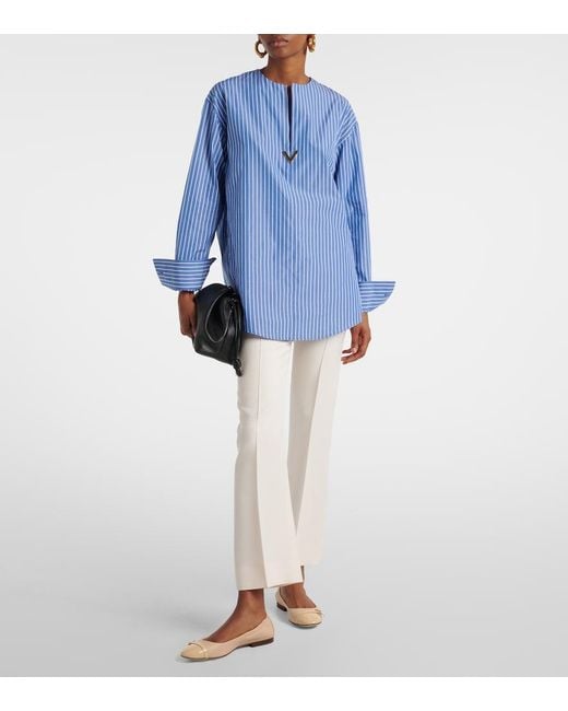 Tod's Natural Leather Ballet Flats