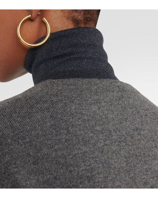 Brunello Cucinelli Gray Pullover Aus Kaschmir