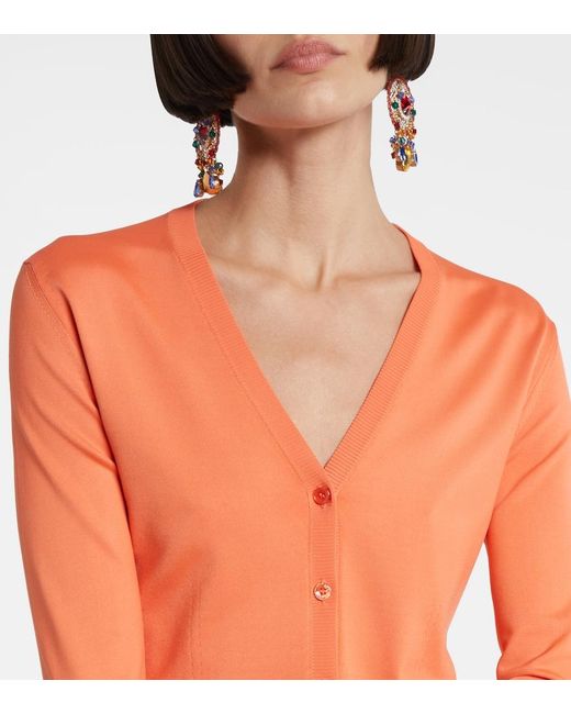 Dolce & Gabbana Orange Cardigan