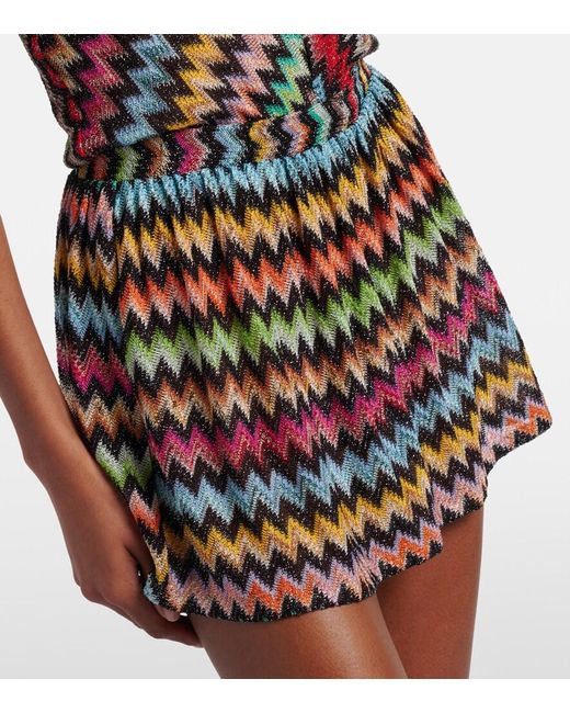 Missoni Multicolor Zigzag Lame Playsuit