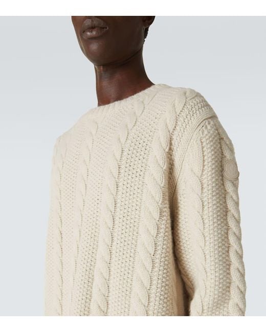 Pullover di Moncler in White da Uomo
