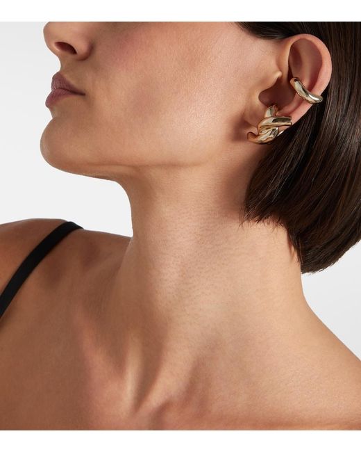 Pendientes Chain Link Givenchy de color Metallic