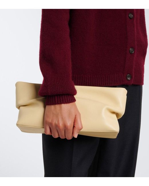 Lisa Yang Red Zirelle Cashmere Mockneck Cardigan