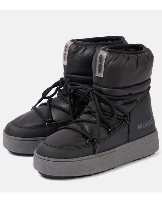Moon Boot Black Ltrack Low Snow Boots