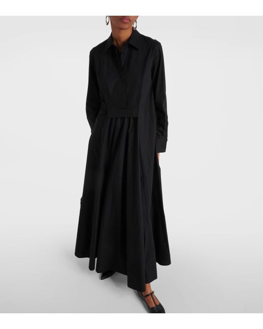 Robe chemise Ottimo en coton Max Mara en coloris Black