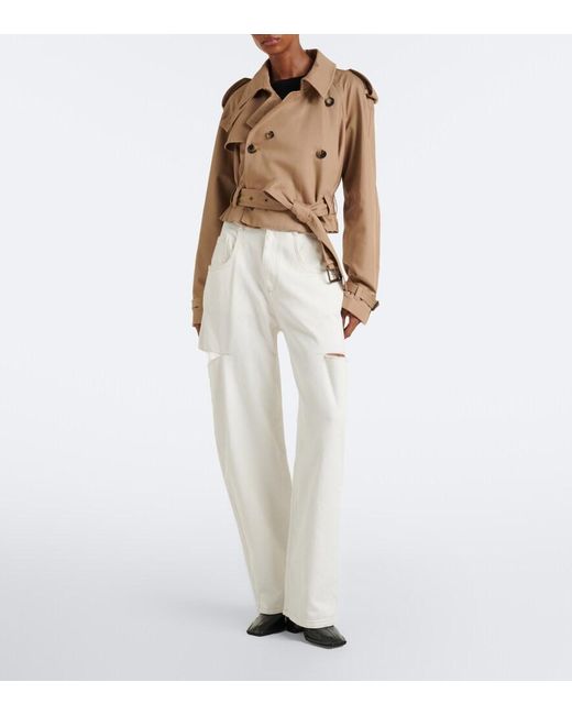 Maison Margiela Brown Piped Leather Pumps