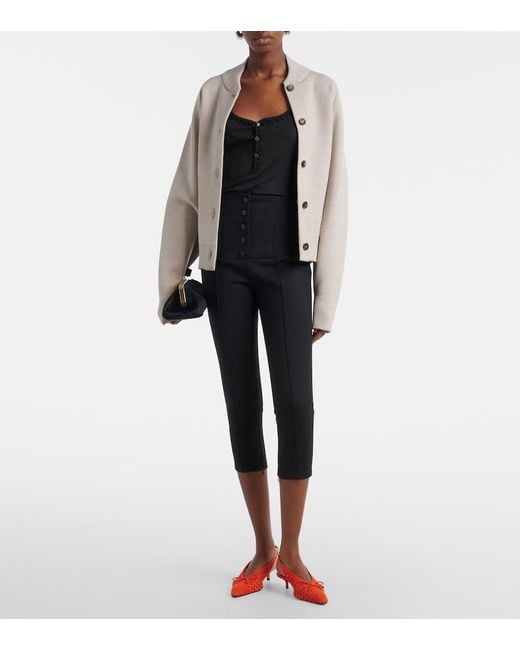 Jacquemus Black Arlesien Capri Pants