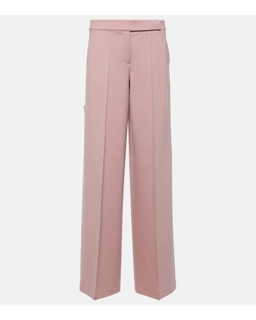 Dorothee Schumacher Pink Emotional Essence High-rise Wide-leg Pants