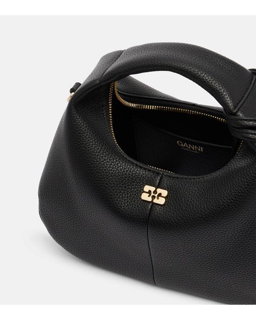 Ganni Black Mini Tote Bag