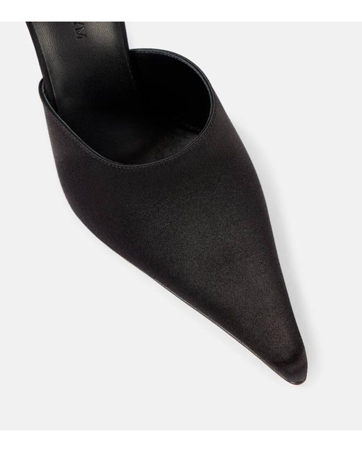 Magda Butrym Red Verzierte Mules Aus Satin