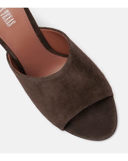 Mules Nina 105 De Ante Paris Texas de color Brown