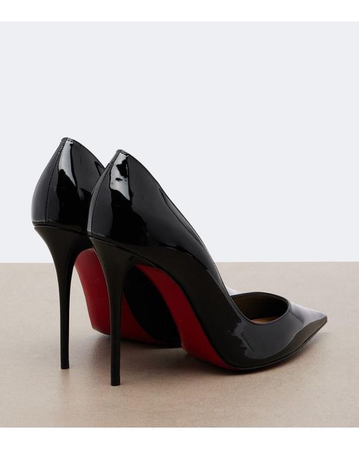 Christian Louboutin Black La Pigalle Patent Leather Pumps