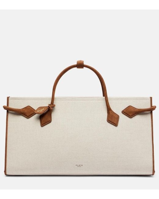 Borsa Le Teckel di Alaïa in Natural