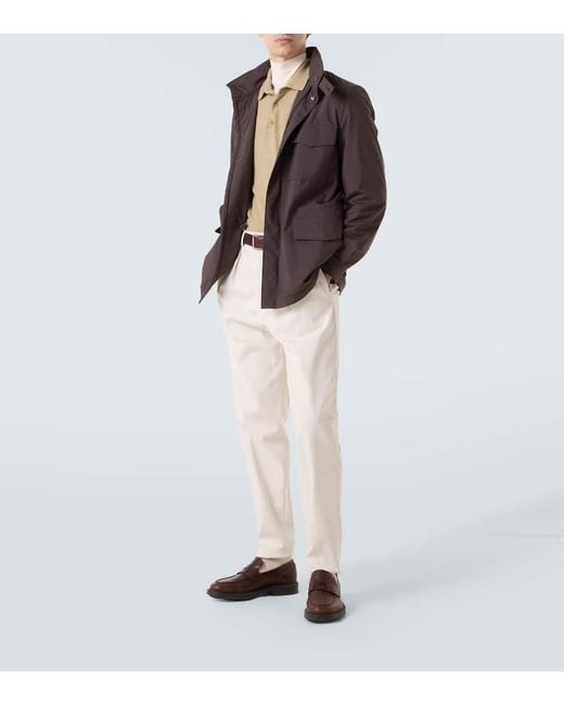 Loro Piana Brown Traveller Field Jacket for men