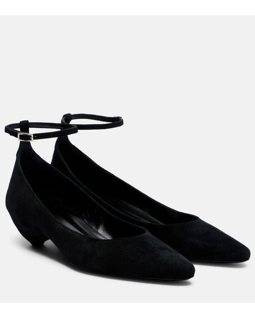 Jude Black Mode Suede Pumps