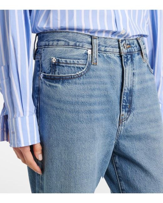 Jeans Regular Cropped Le Jane di FRAME in Blue