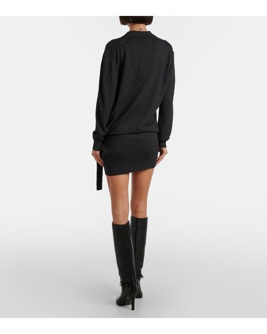 Isabel Marant Black Belted Polo Dress