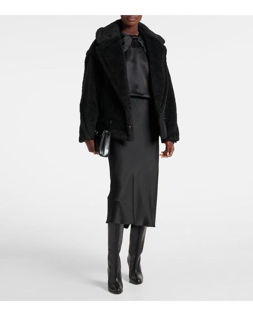 Max Mara Black Radice Teddy Jacket