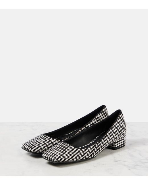 Dolce & Gabbana Black Dg Houndstooth Pumps