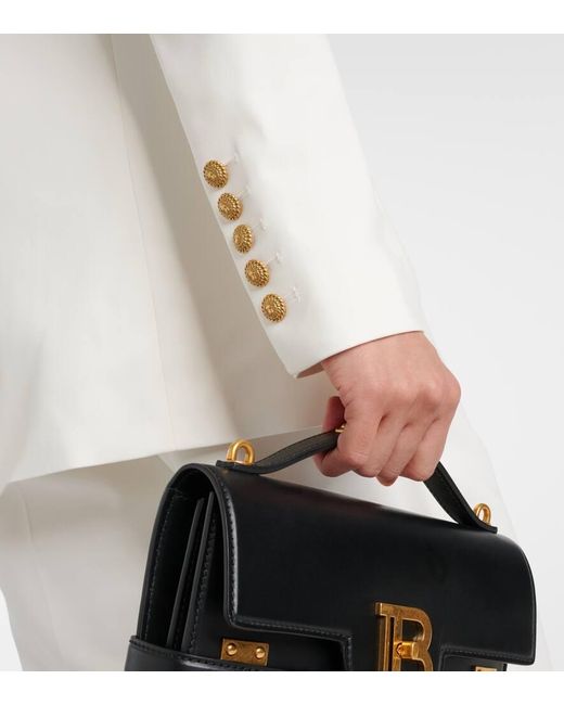 Blazer En Crêpe 2-Button À Simple Boutonnage Balmain en coloris White