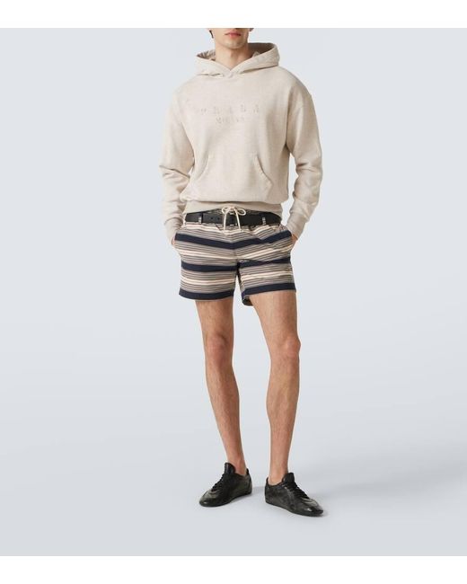 Sudadera Con Capucha De Algodon Prada de hombre de color White