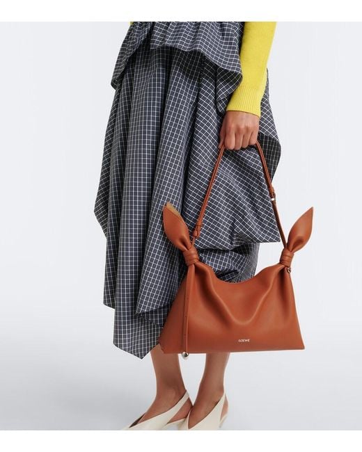 Loewe Brown Scarf Medium Leather Shoulder Bag