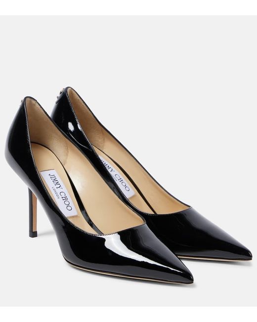 Escarpins Love 85 En Cuir Verni Jimmy Choo en coloris Black