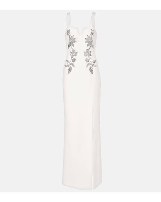 Rebecca Vallance White Bridal Lucilla Embellished Gown